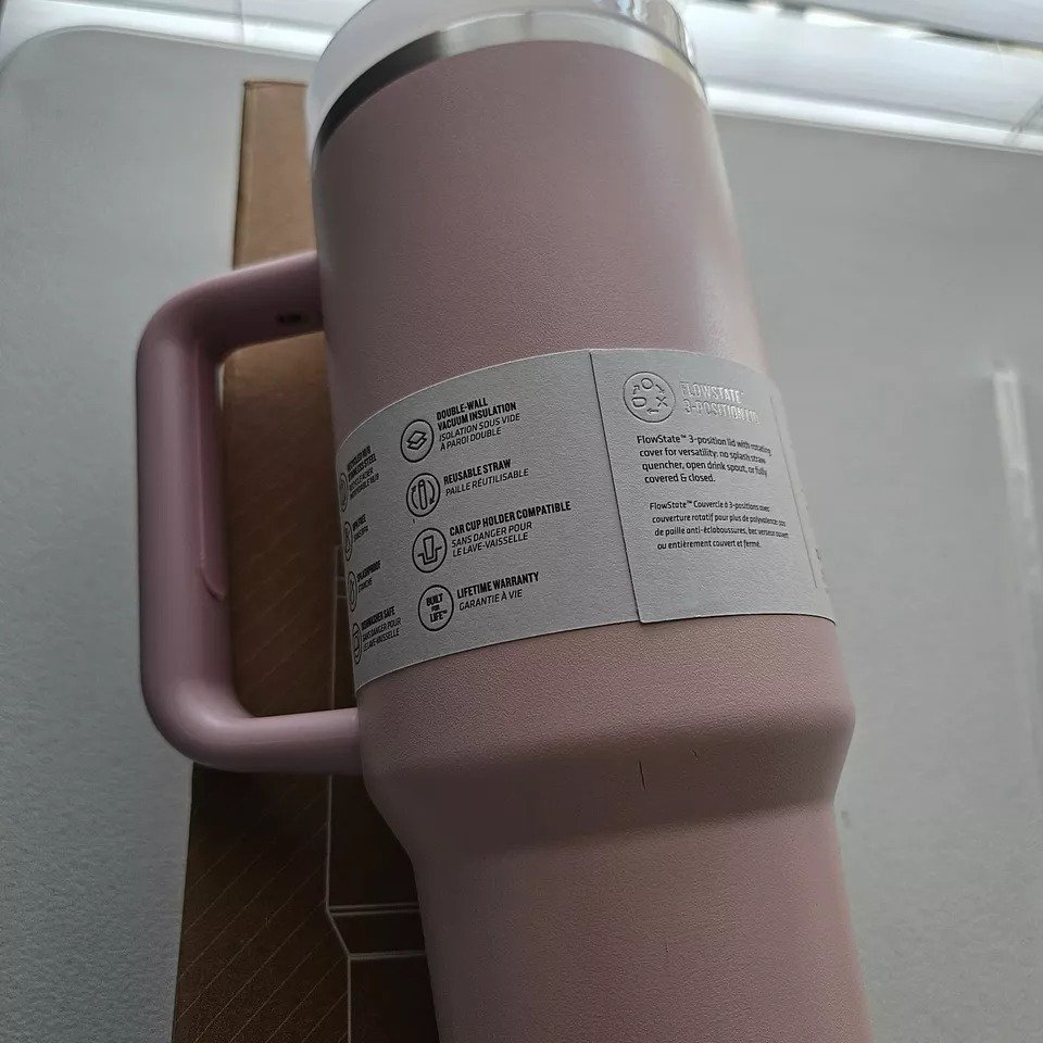 Stanley 40oz Flowstate Quencher H2.0 Tumbler Pink